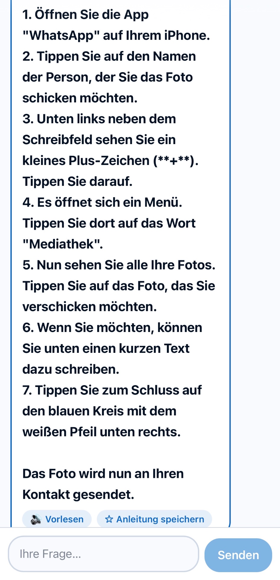 2. Antwort in einfacher Sprache